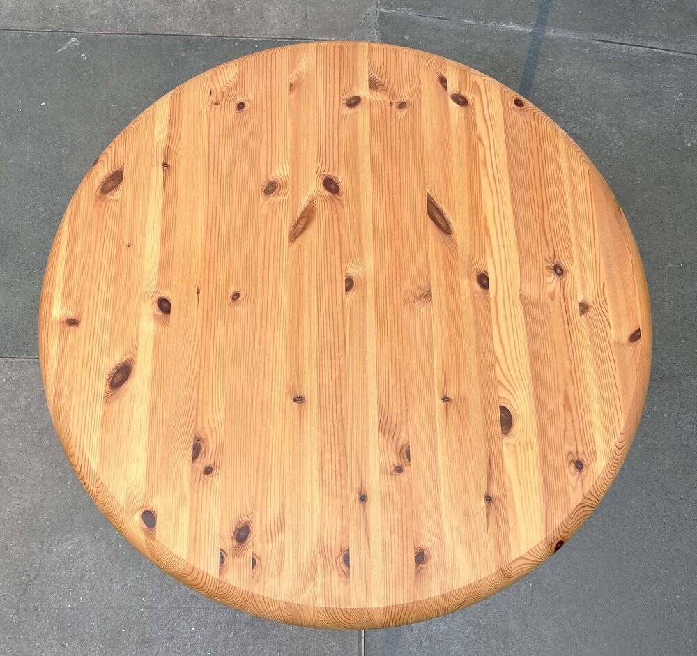 Vintage pine coffee table by Burchardt Nielsen, 1970s.