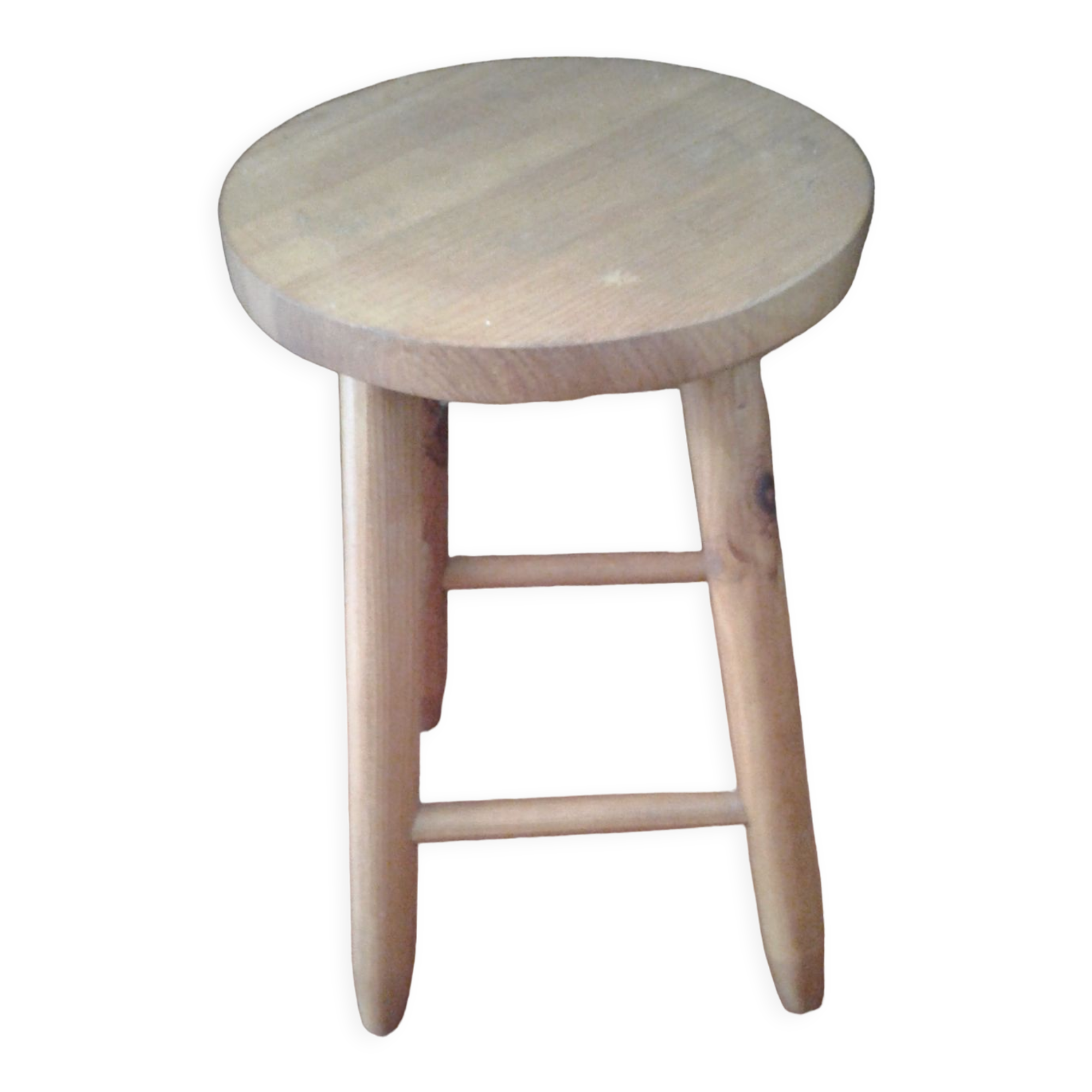 Pine wood stool
