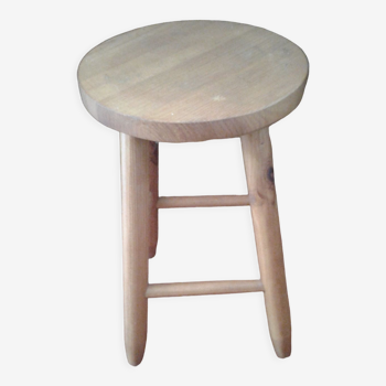 Pine wood stool