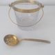 Seau à glace Baccarat - Modèle Piccadilly - Avec cuillère passoire d'origin