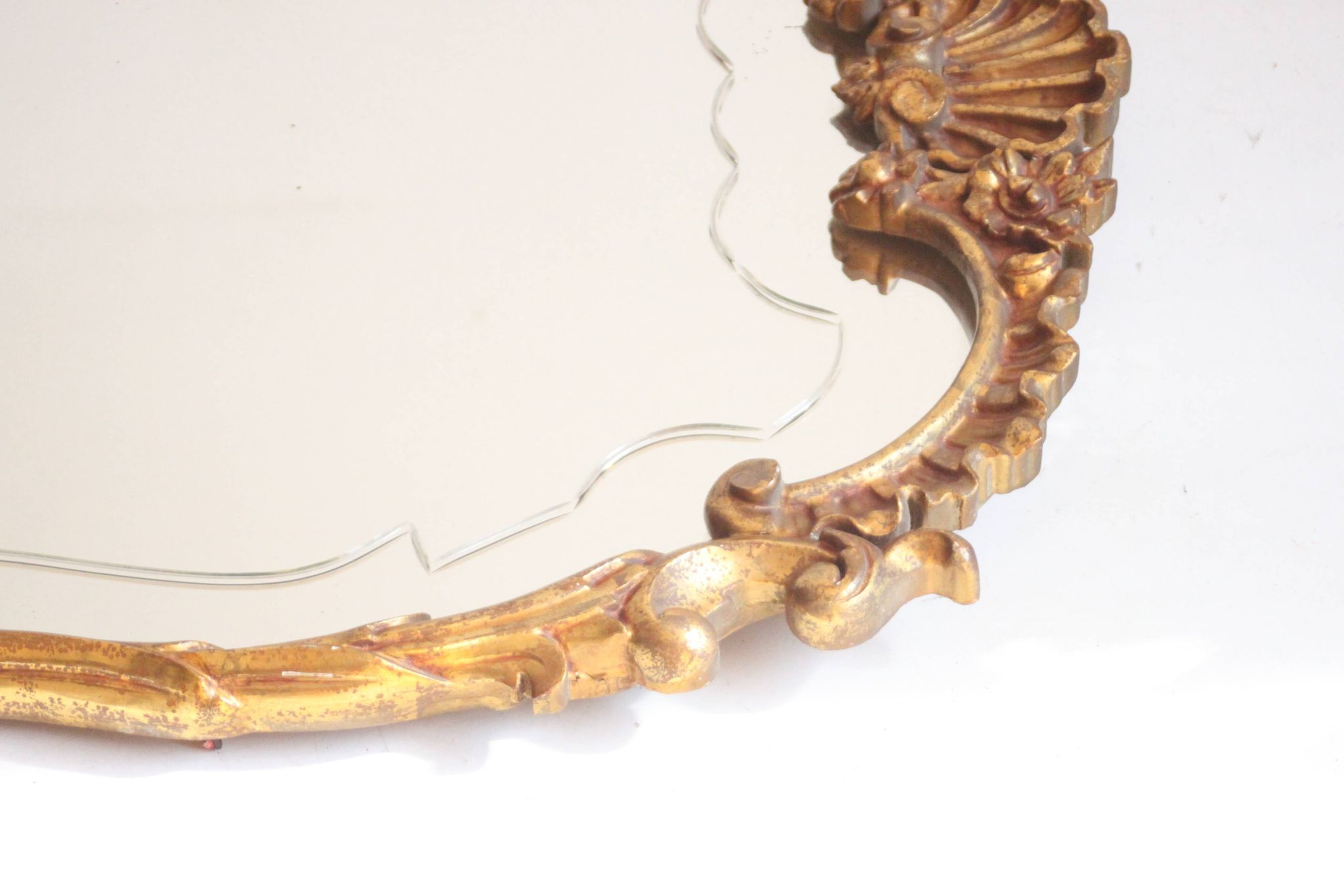 Antique gilded mirror, Neo Rococo, 19th century