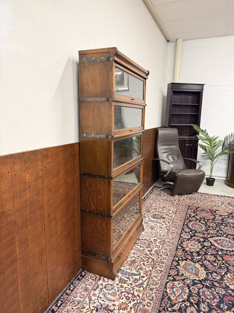 Antique English Original Globe Wernicke Bookcase