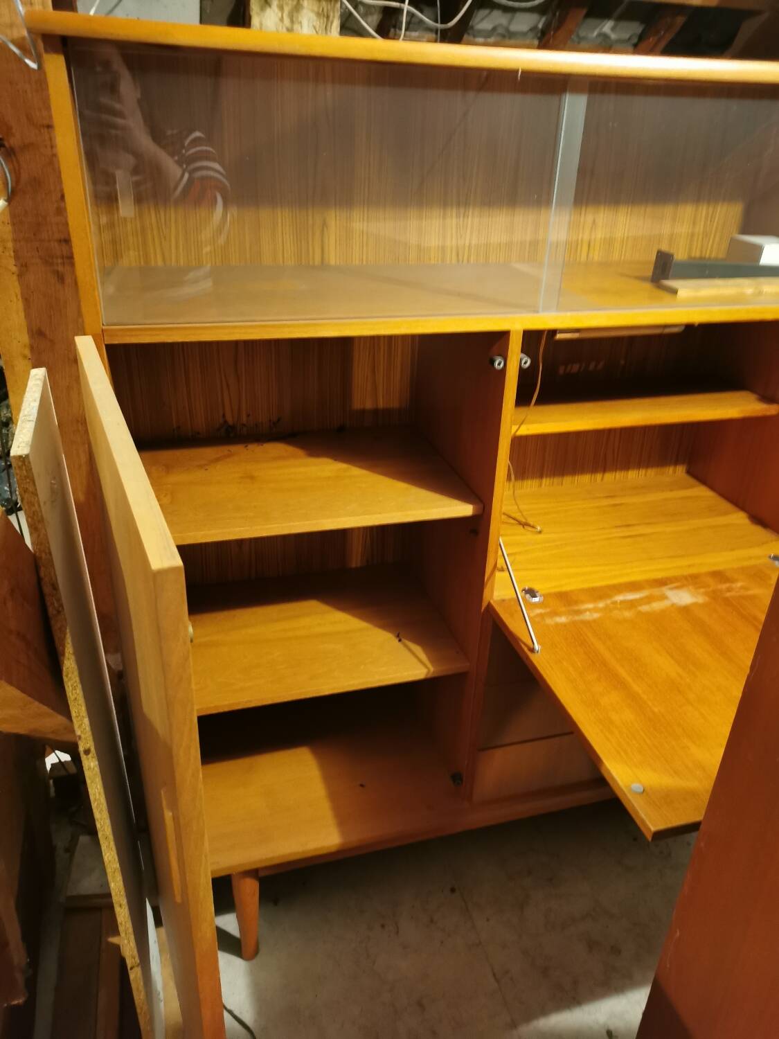 Grand secrétaire armoire scandinave