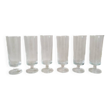 Set of 6 Luminarc Cavalier model flutes