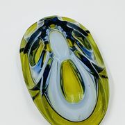 Coupe design en verre de Bohême Chribska