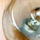 Mid-Century 1960s Space Bulb Glass Table Lamp