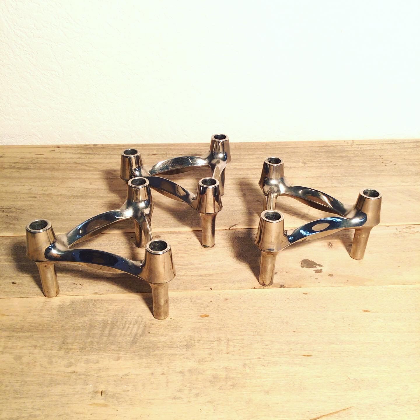 Candle holder Nagel Stoffi 3 pieces