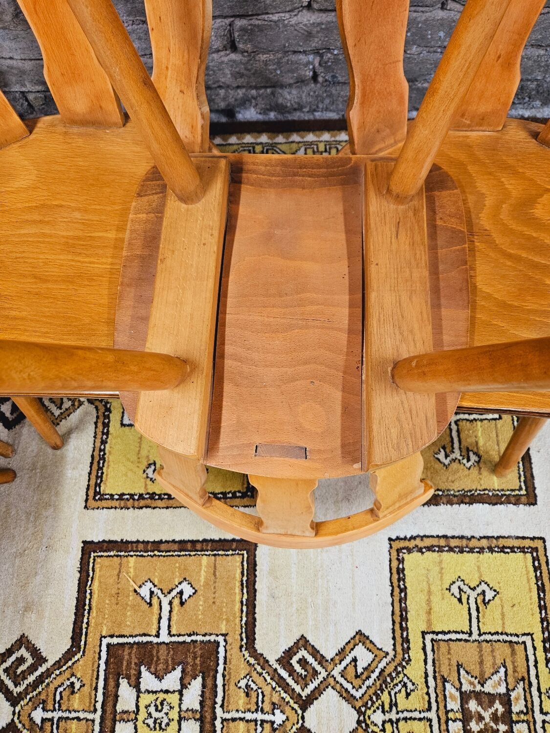 Series of 6 bistrot chairs year 1970