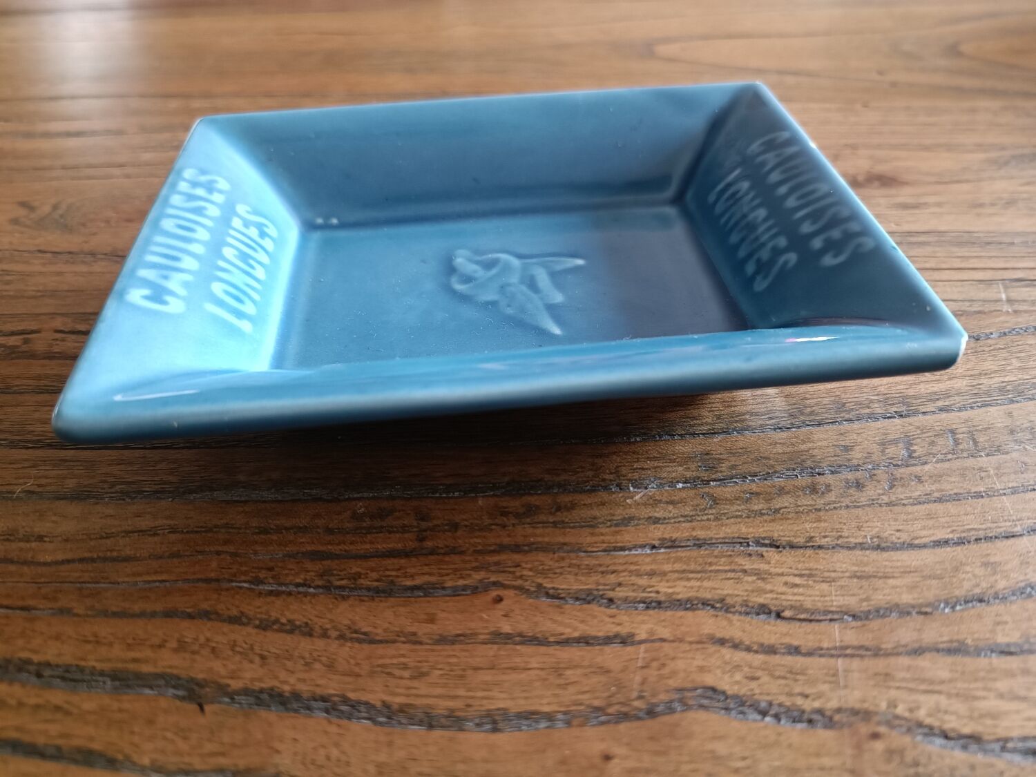 Ashtray Gien advertising long Gauloises