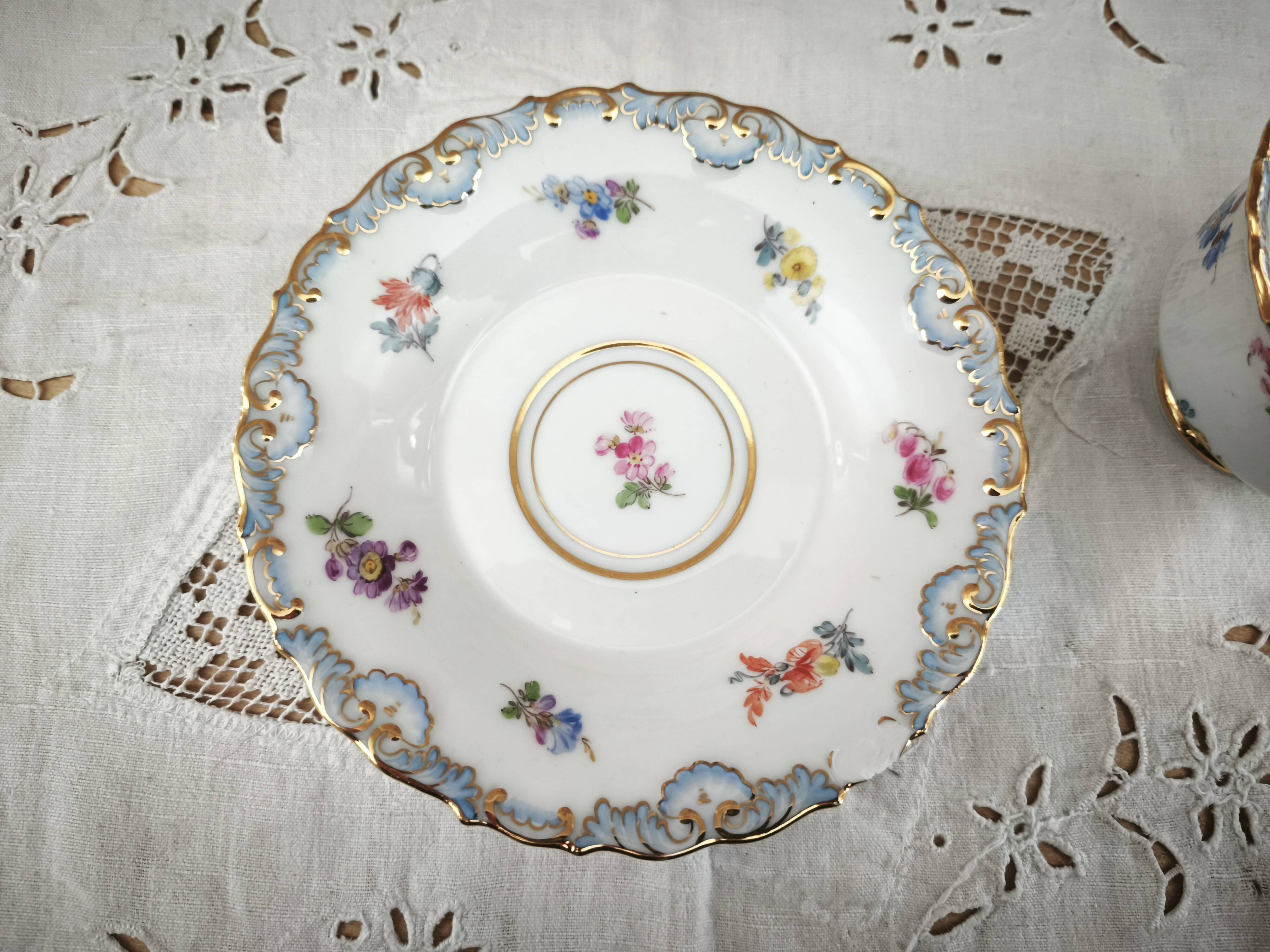 Meissen Art Nouveau porcelain tea or long coffee cup model 4