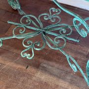 50s wrought iron table