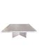 Vintage square travertine table, 1970s
