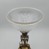 Old passageway wall lamp Marine lamp with holophane tulip pendulum