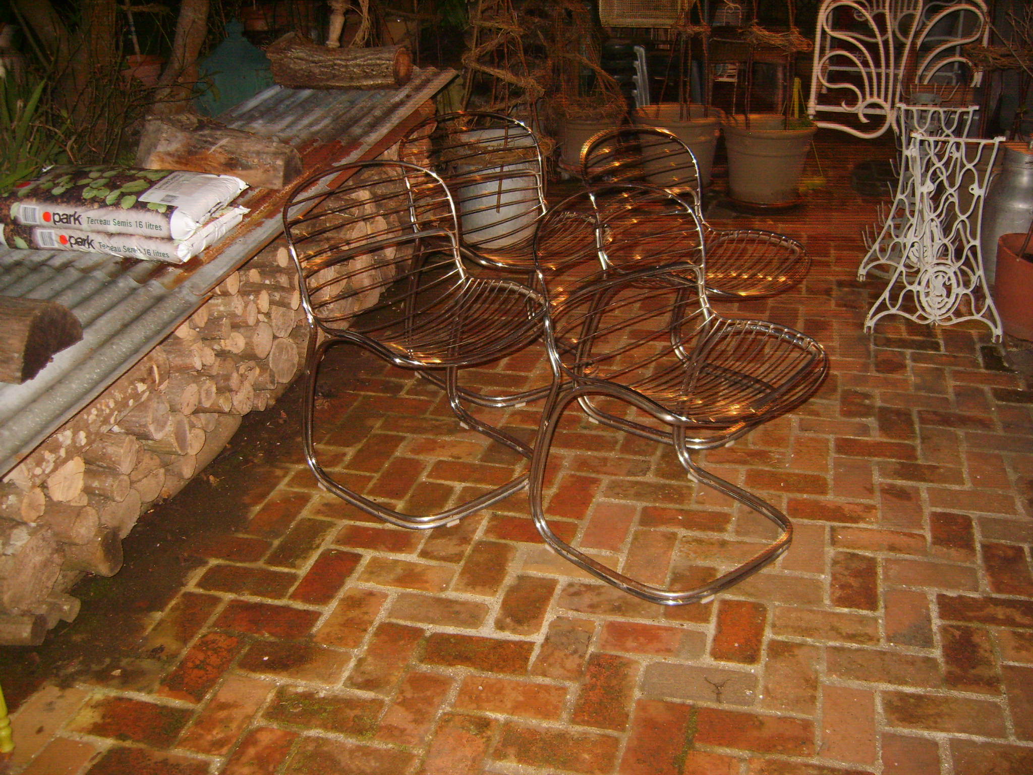 Set 4 chairs Rinaldi model Sabrina