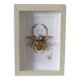 Hand-embroidered insect artwork (unique piece)