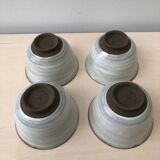 Set of 4 sandstone cups