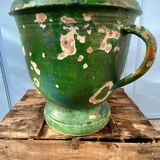 Varnished terracotta jar