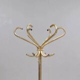 Porte manteau vintage métal doré 1960