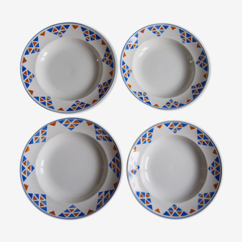 4 assiettes Onnaing