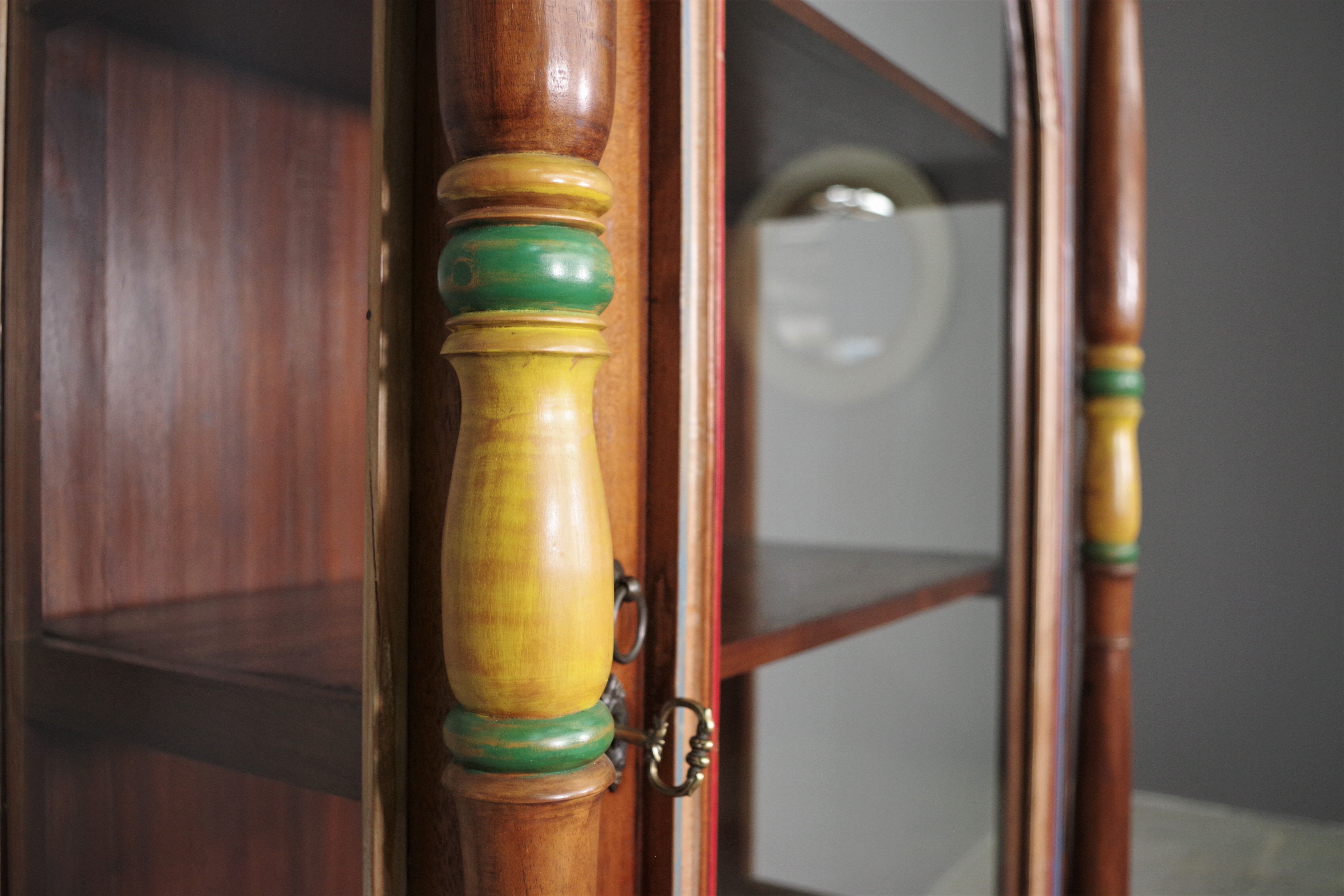 Carved wooden sideboard