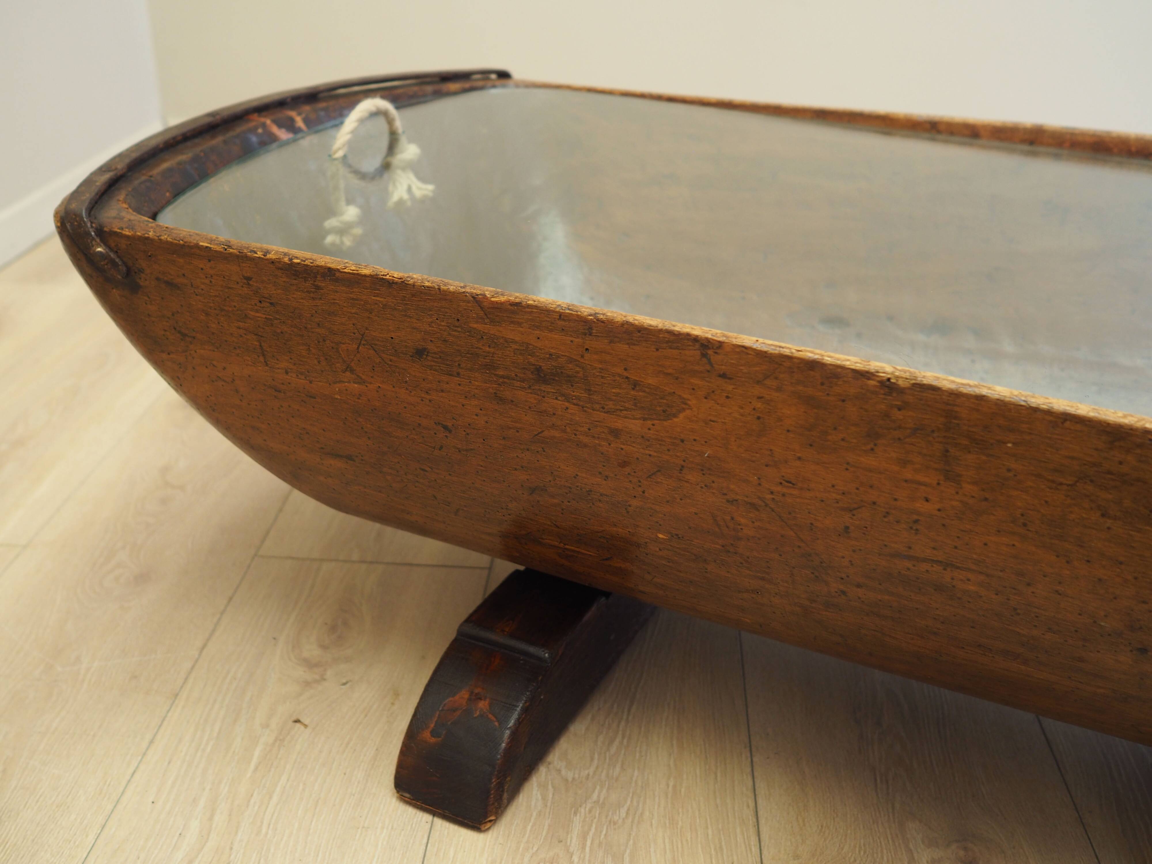 Pine coffee table, Italian design, 1960s, production: Italy
