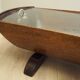 Pine coffee table, Italian design, 1960s, production: Italy
