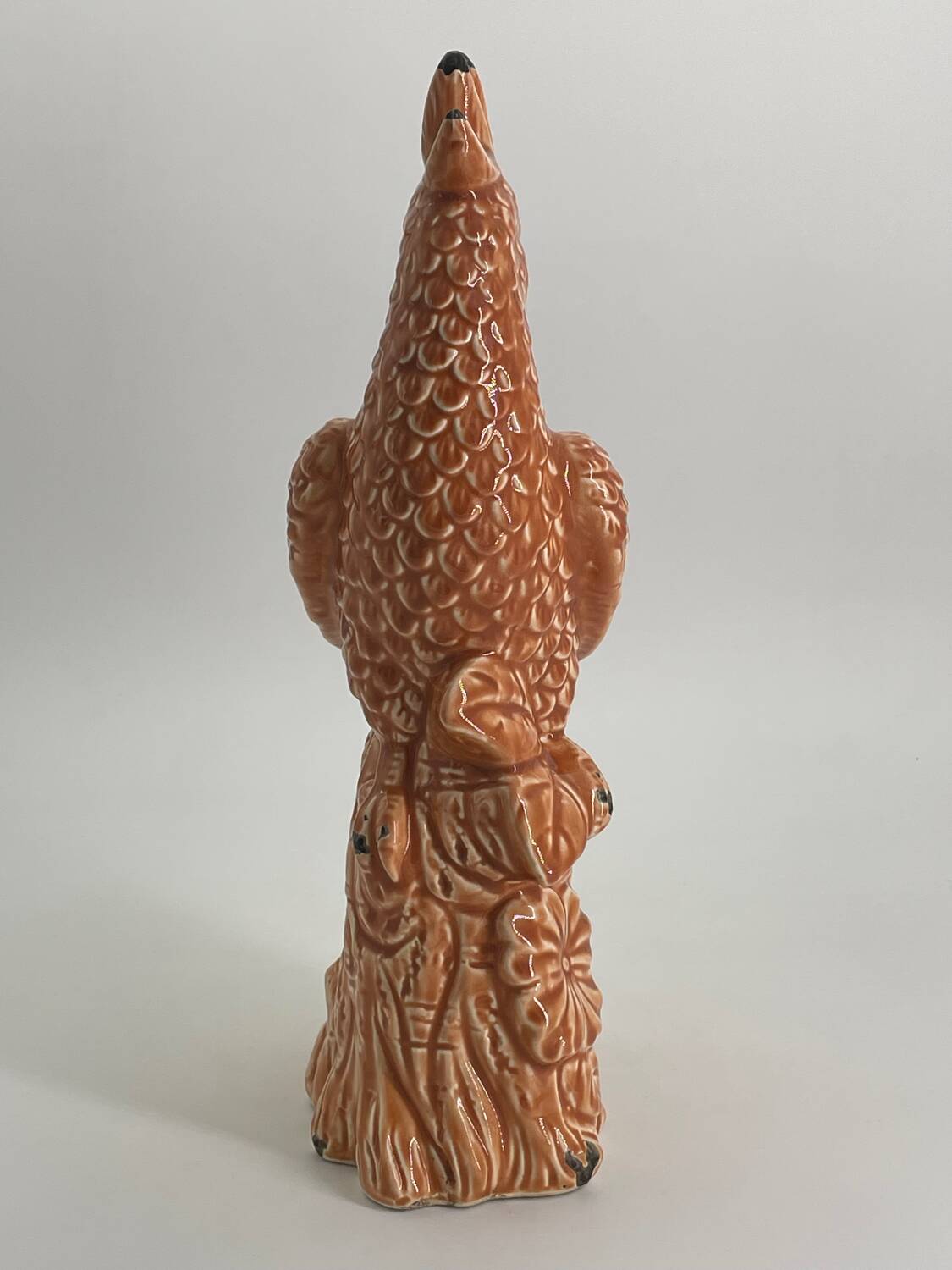 Vintage ceramic sculpture Parrot