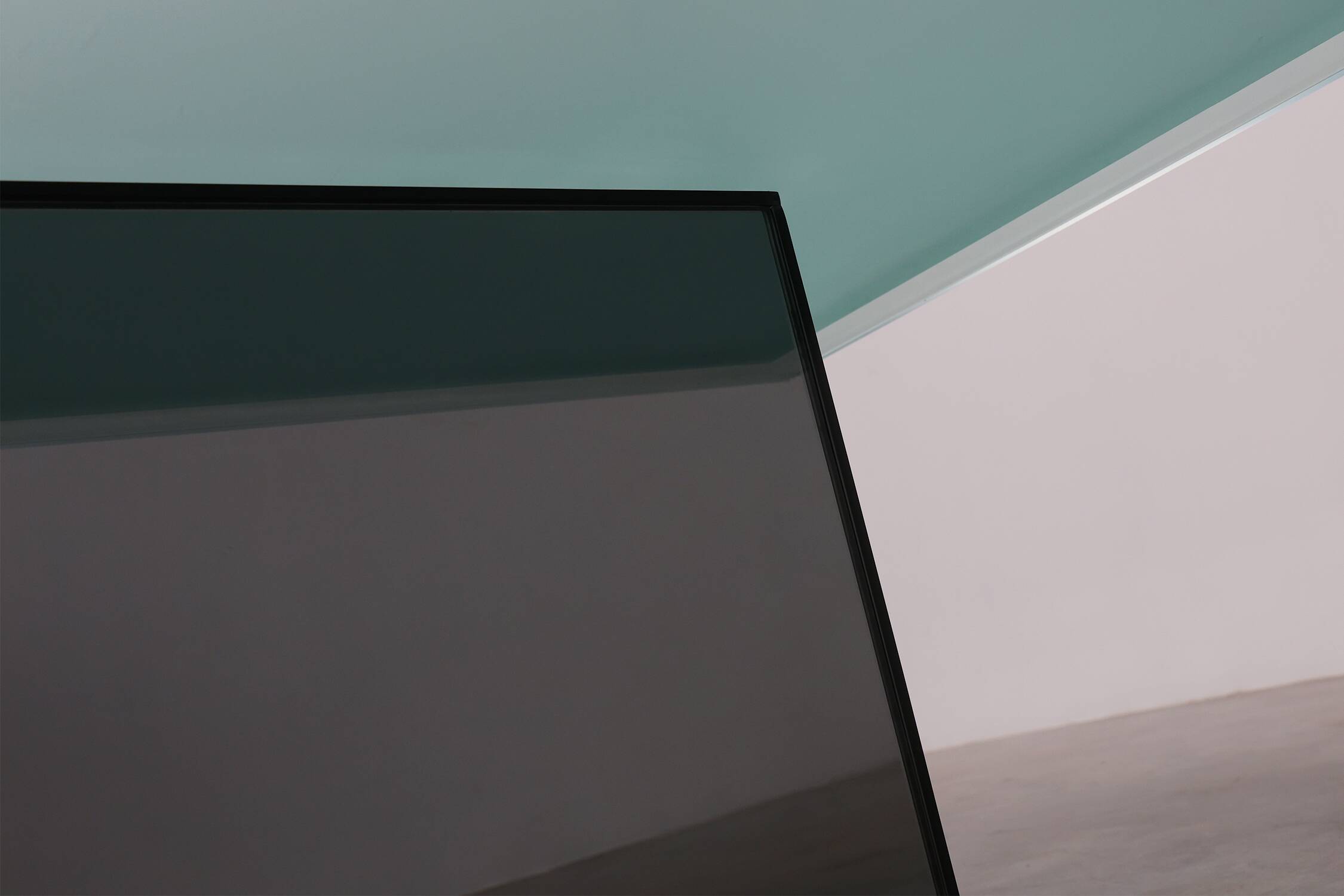 Italian Mirror and Glass Coffee Table by Nanda Vigo for Acerbis, 1971