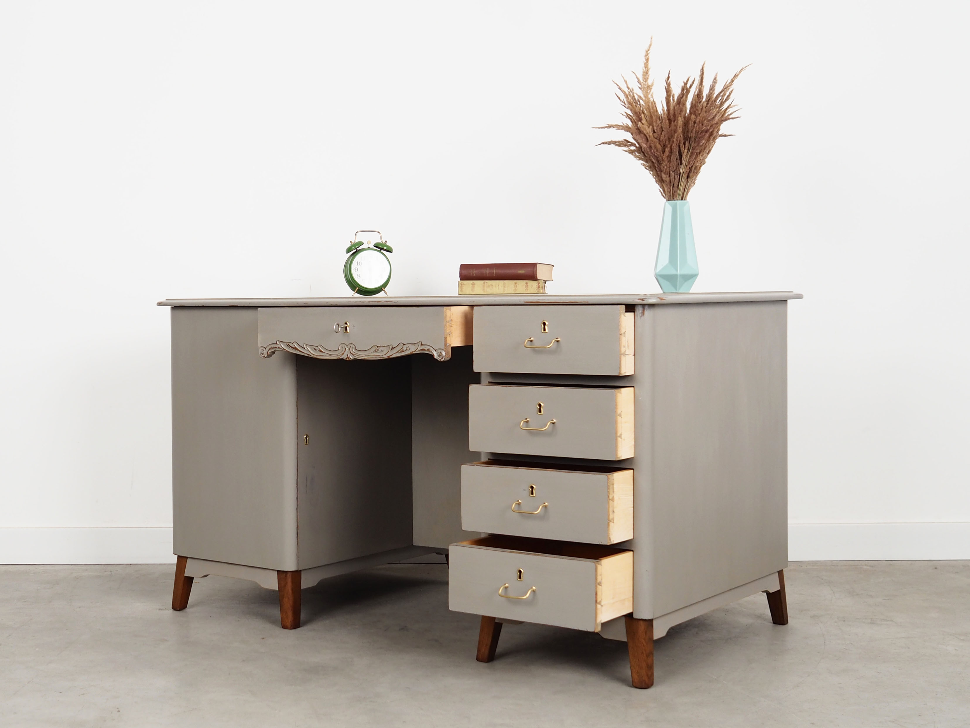 Oak desk, Danish design, 1960s, production: Denmark