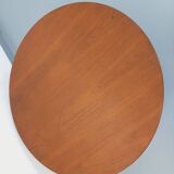 Bernhard Pedersen & Son Vintage Danish Scandinavian Round Coffee Table Teak