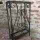 Art-deco forged iron umbrella holder
