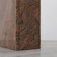 Rectangular red granite pedestal, Belgium, 20th century