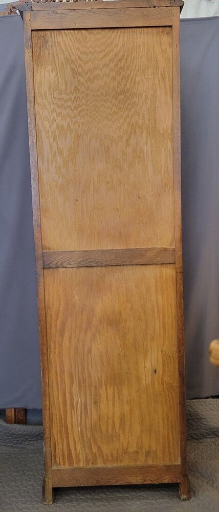 Filing cabinet with a curtain