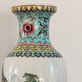 Chinese porcelain vase, pink family