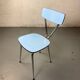 Blue Formica chair