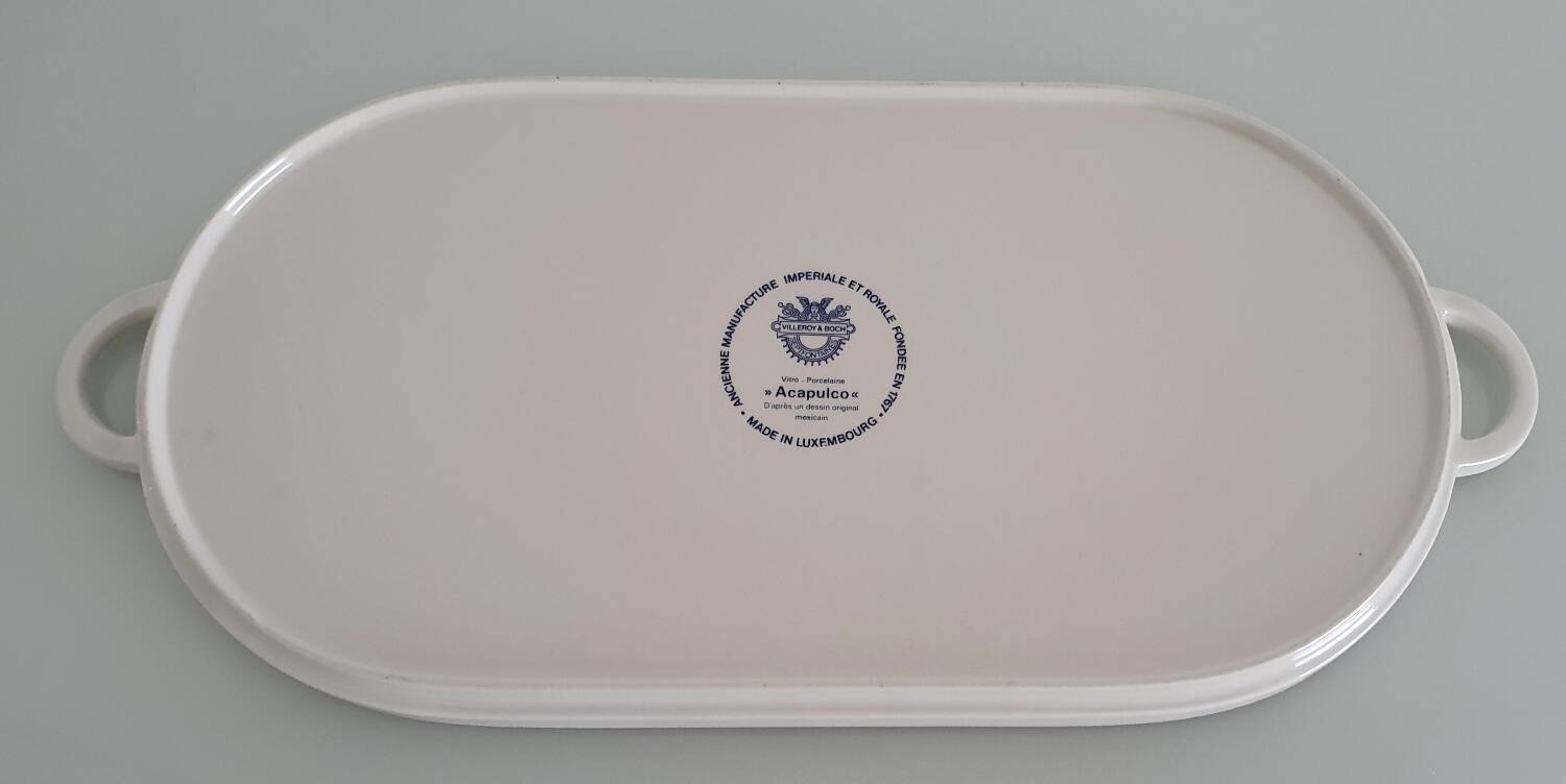 Large serving dish “Acapulco” collection Villeroy and Boch