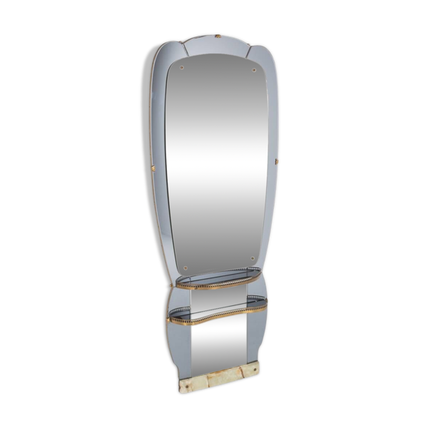 Miroir pleine longueur moderne Mid-Century de Crystal Art, Italie, 1960s