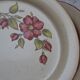 Set of pink earthenware plates Saint-Amand model Charme