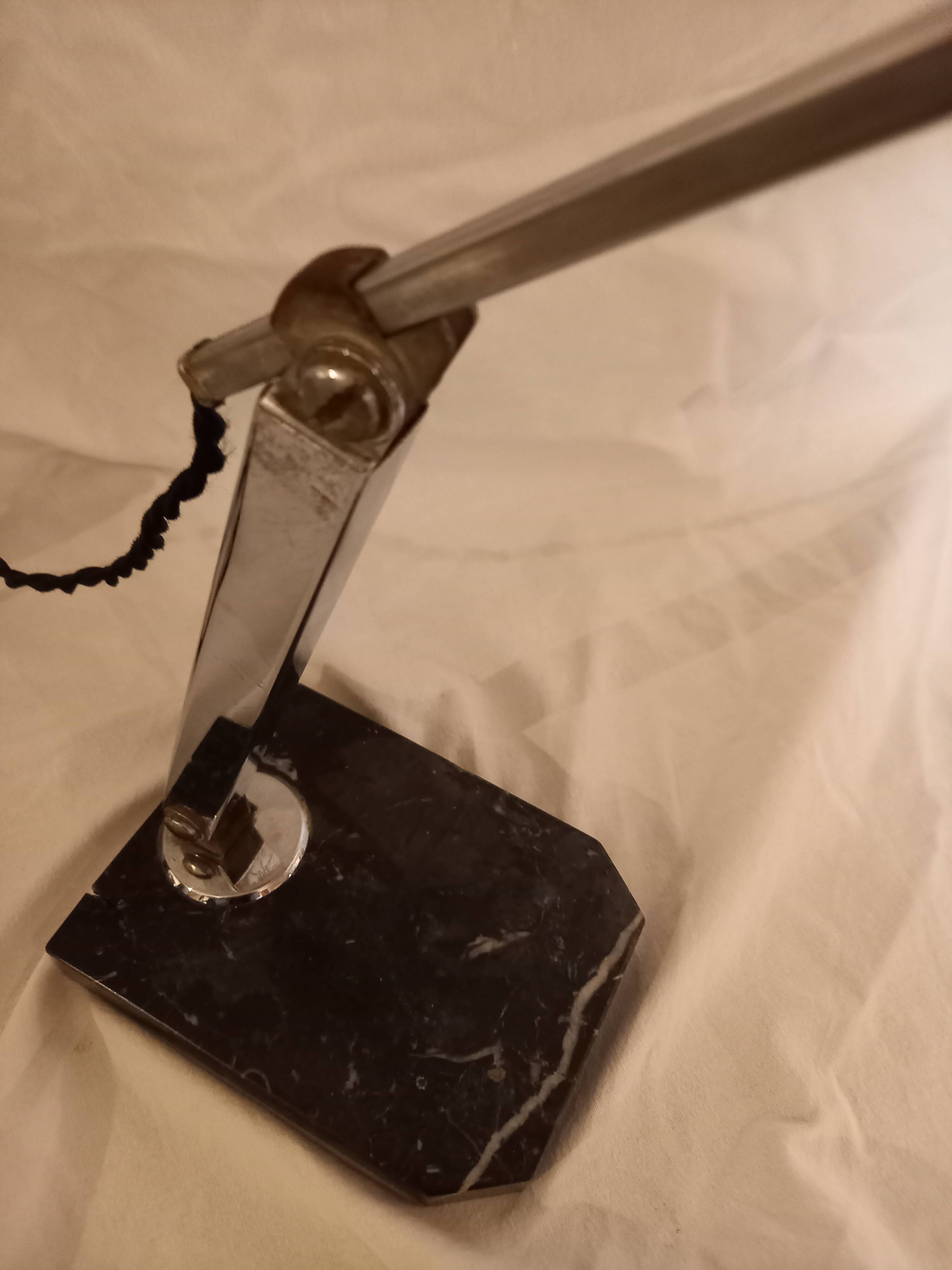 Art deco “Pirouette” desk lamp for Fare, 1930s