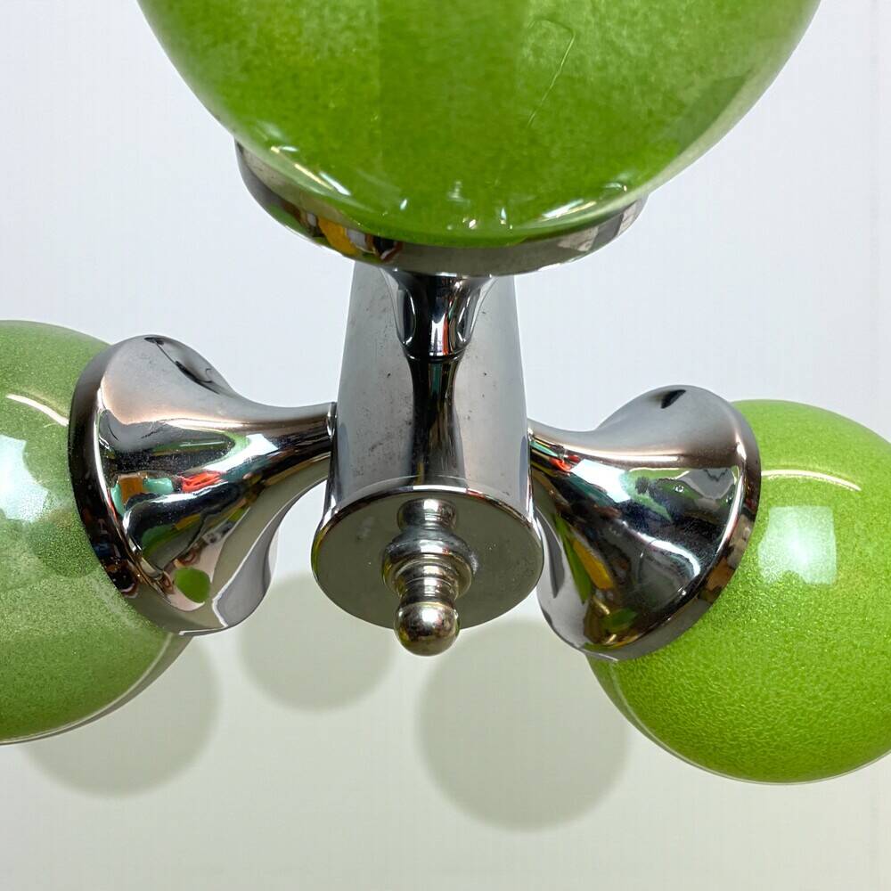 Space Age 3-light Sputnik chandelier
