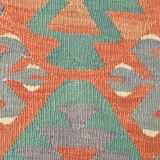 Tapis Kilim Anatolien Vintage – Tissé Main, Motifs Géométriques, 163x290 Cm