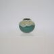Sandstone ball vase decorated with white cracked by Léon Pointu in Saint-Amand-en-Puisaye