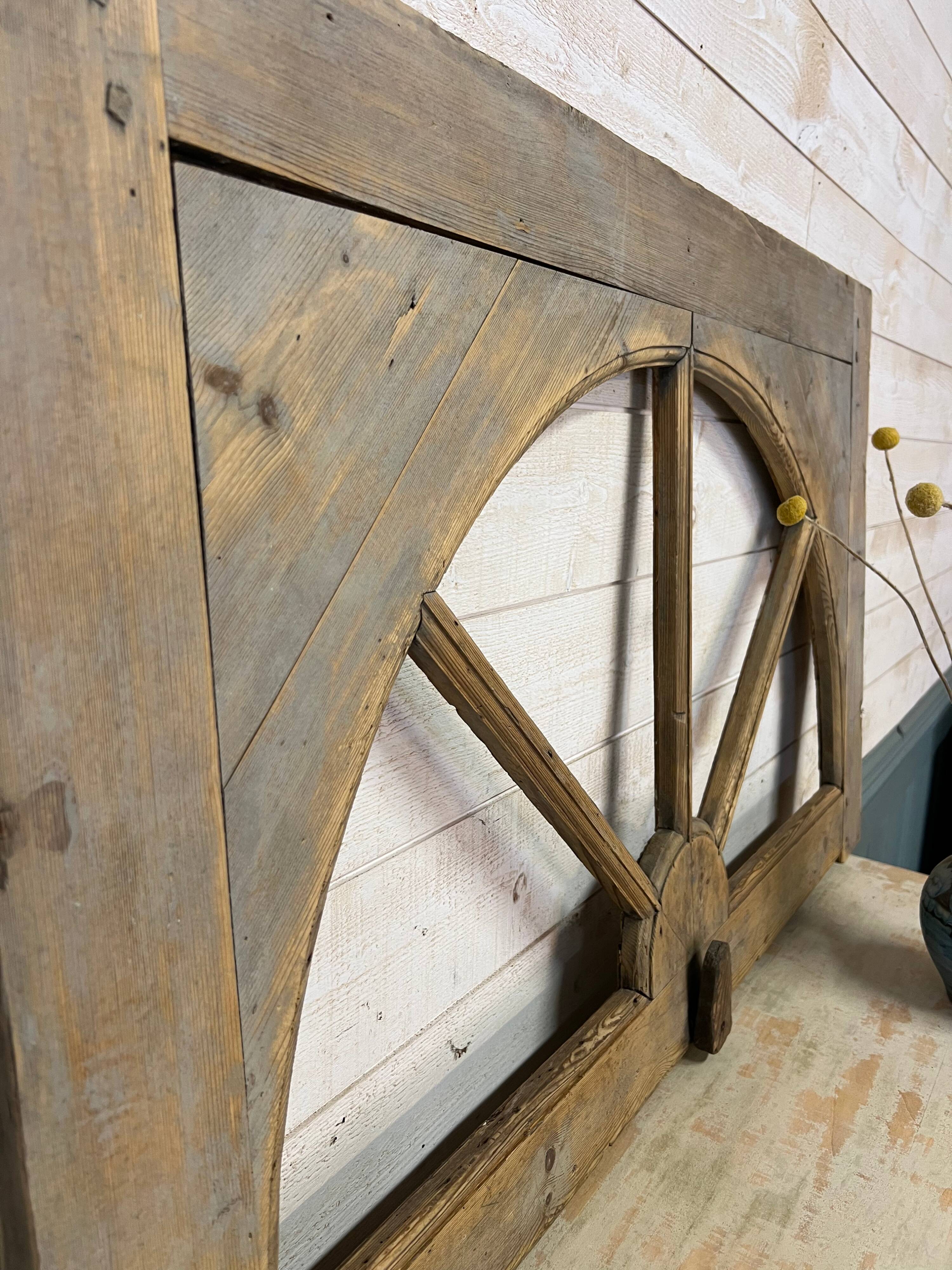 Patinated pine mirror frame no.