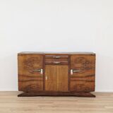 1930s Art Deco walnut sideboard