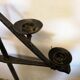 Wrought iron candelabra