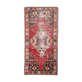 248x123cm red handmade turkish rug