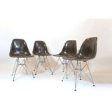4 DSR chairs by Charles and Ray Eames, 1970/1980
