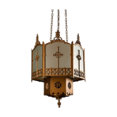 Lustre Art Déco néo-gothique