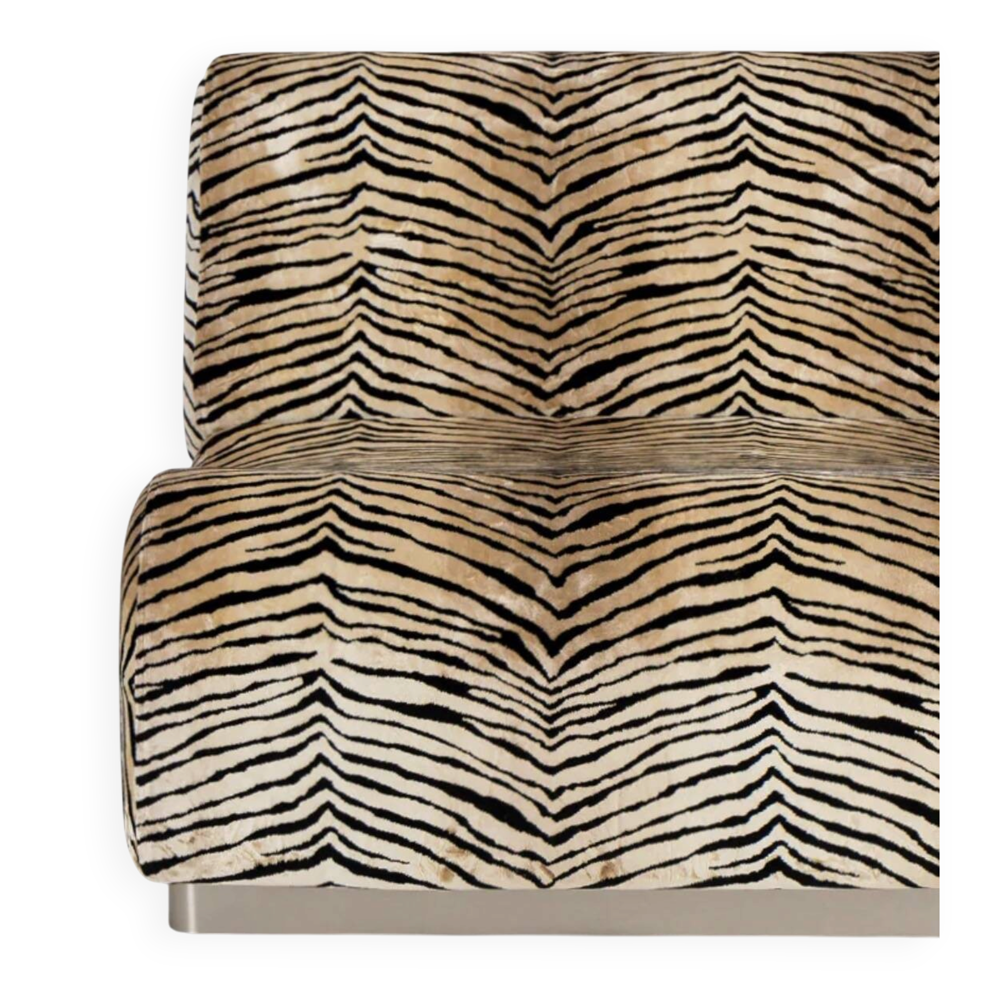 Round canapé - socialite family - tiger
