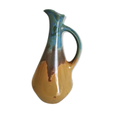 Art Deco flamed sandstone pitcher